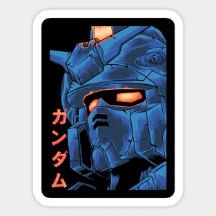 gundam rx 78 head Sticker